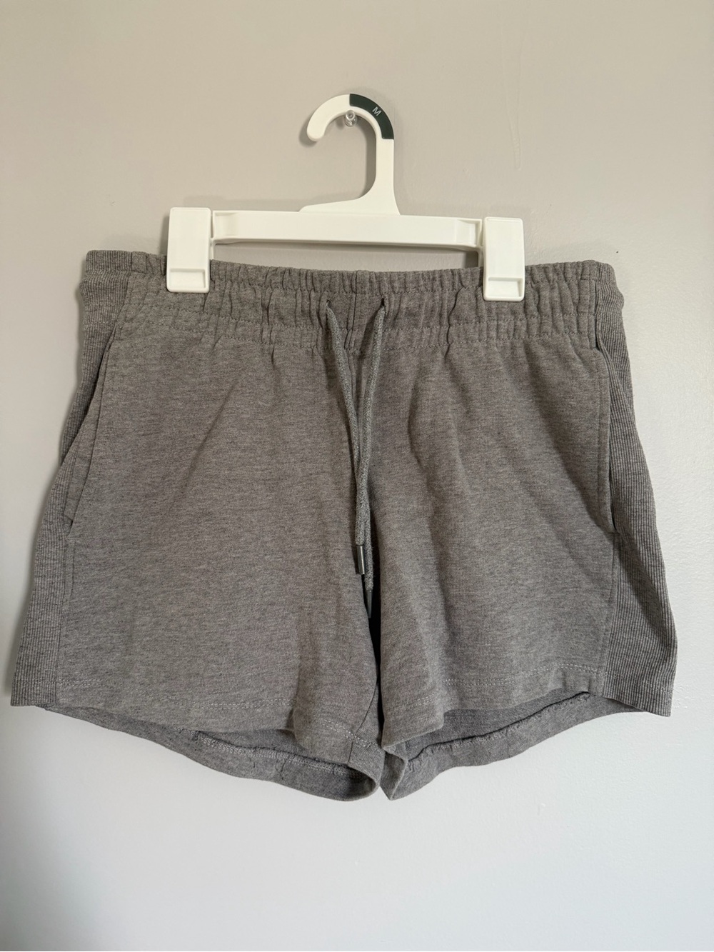 Kyodan Women's Gray Athletic Knit Drawstring Shorts